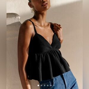 NWT Sezane PALERME TOP size L